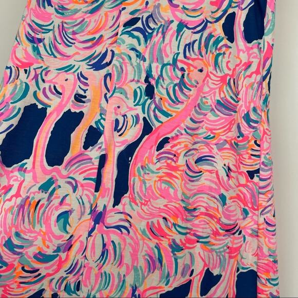 Lily Pulitzer Amina Pelican Pink Head in the Sand dress size XXS pima cotton - Picture 3 of 14